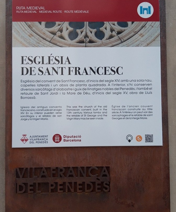 Iglesia de Sant Francesc de Vilafranca景点图片
