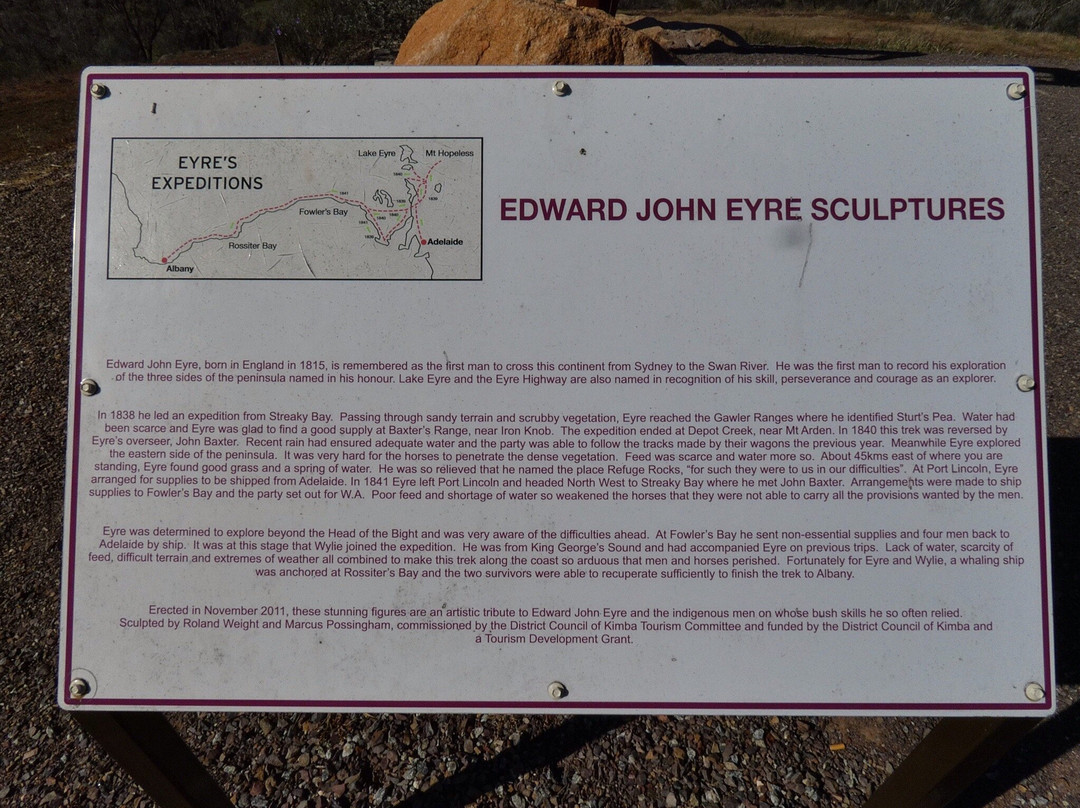 Edward John Eyre Sculptures景点图片