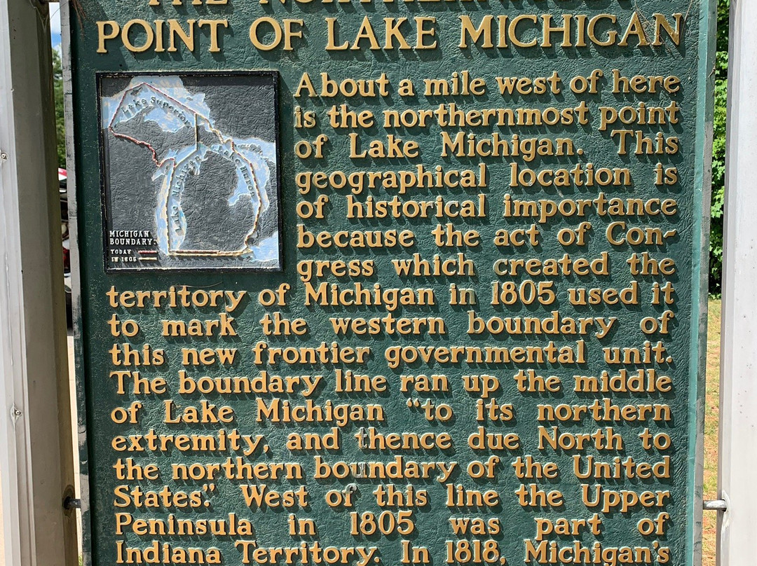 Northernmost Point of Lake Michigan景点图片