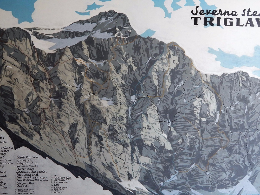 The North face of Triglav景点图片