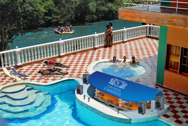 Valle de San Jose酒店住宿-Campestre Cacique Yarigui