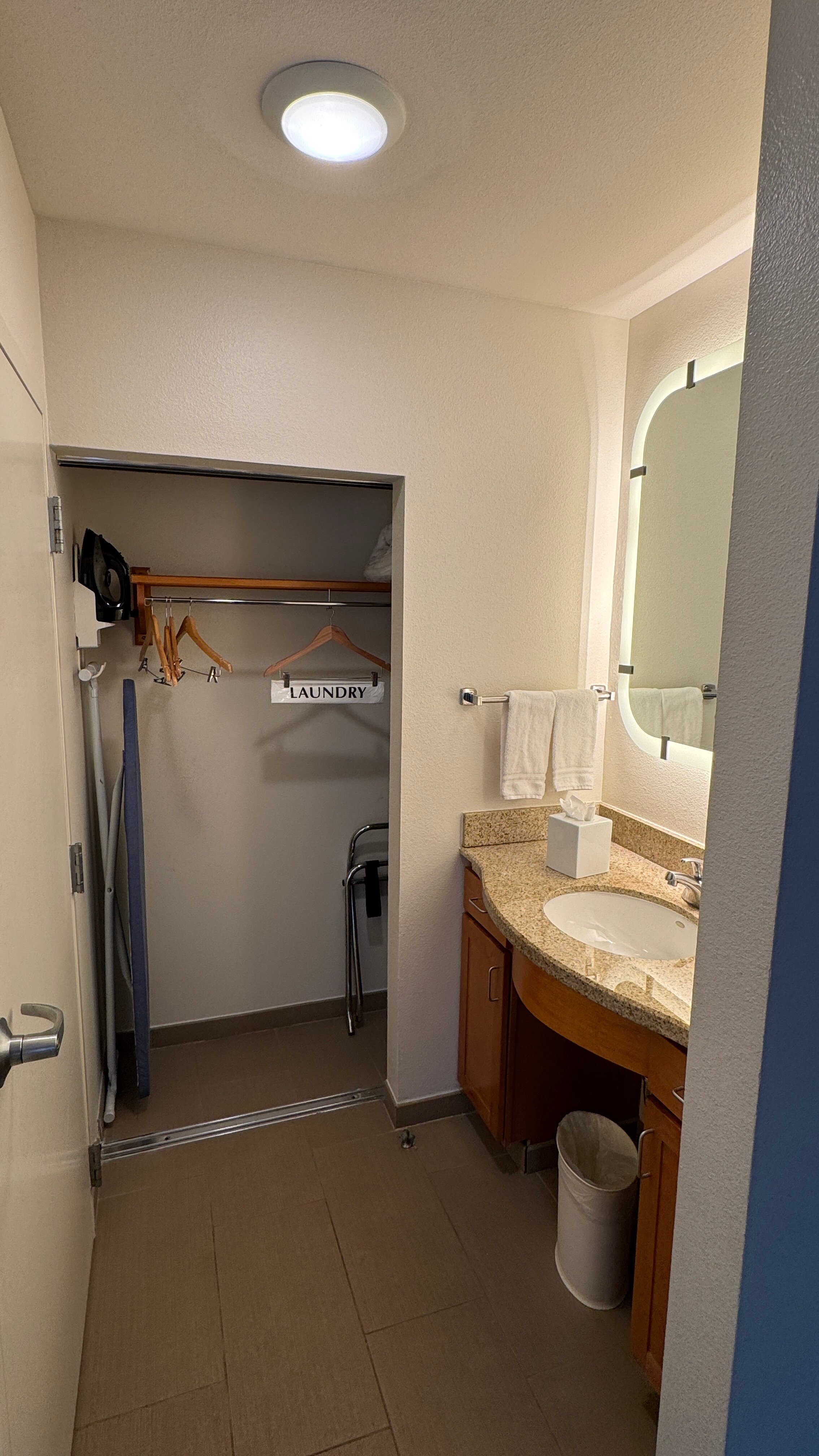 北加州旧金山机场希尔顿惠庭套房酒店-浴室