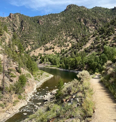 Cimarron Canyon Rail Exhibit-Cimarron必去景点