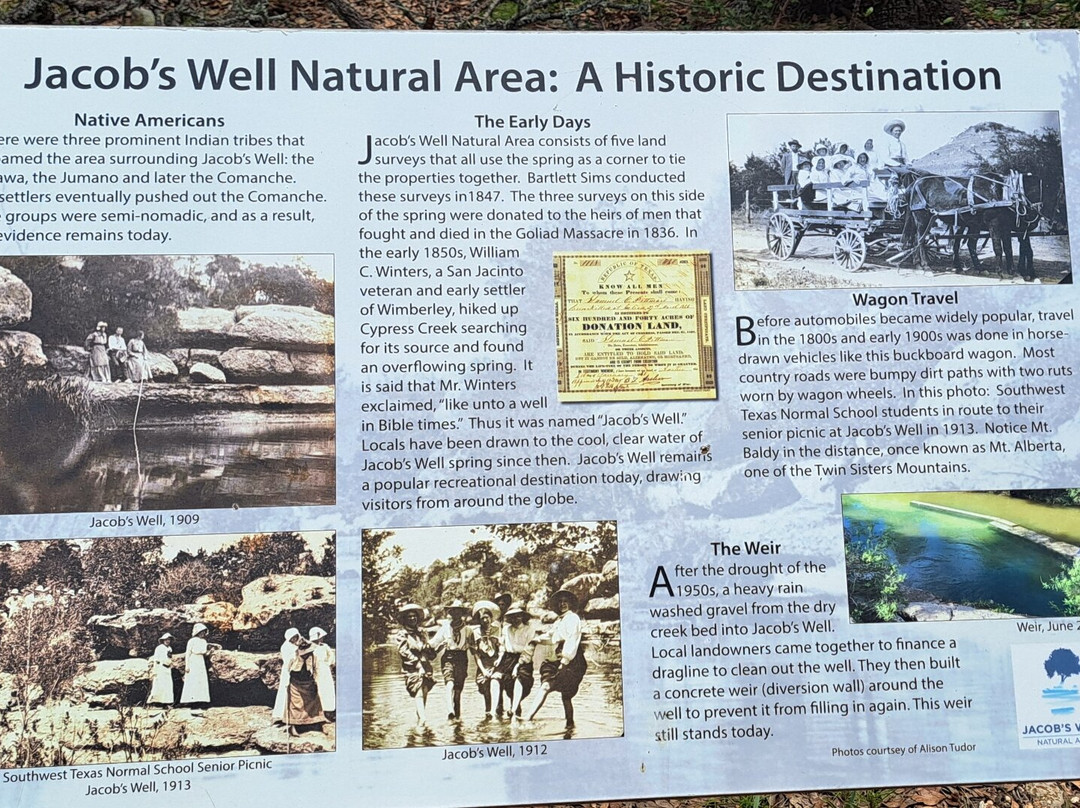 Jacob's Well Natural Area-Wimberley必去景点