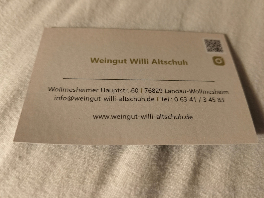Weingut Willi Altschuh-Landau in der Pfalz必去景点