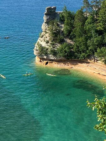 Miners Castle Rock景点图片