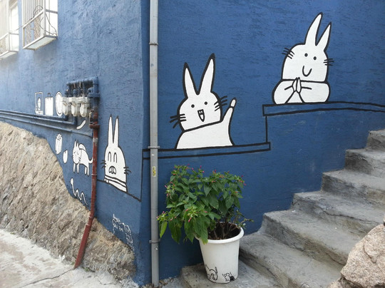 梨花洞壁画村-首尔必去景点