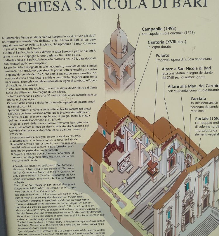 Chiesa di San Nicola di Bari-Caramanico Terme必去景点