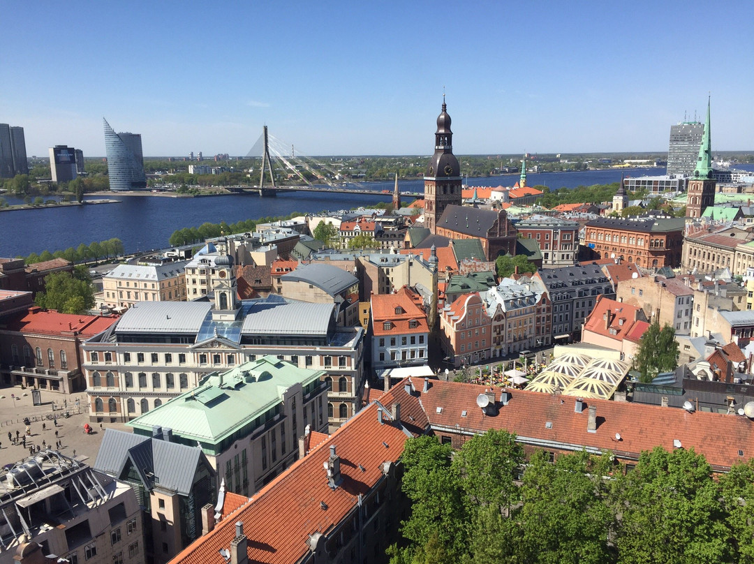 View of Riga from St Peter's Church Tower景点图片