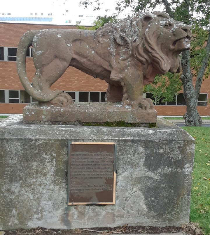 The statue of a lion-悉尼必去景点