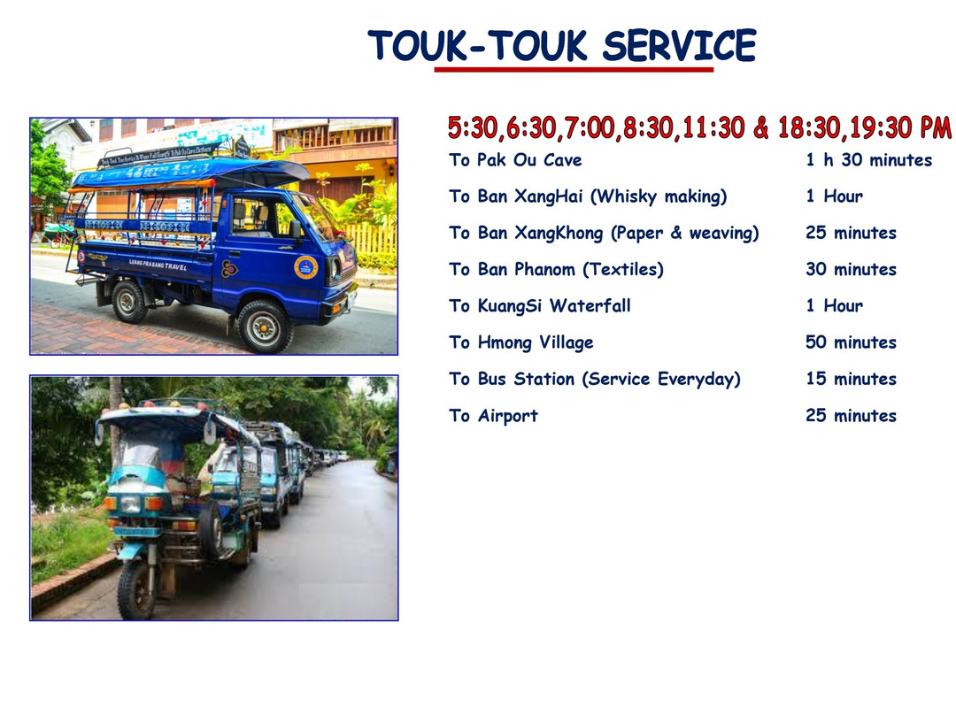 All Lao Travel Services - Day Tours-琅勃拉邦必去景点