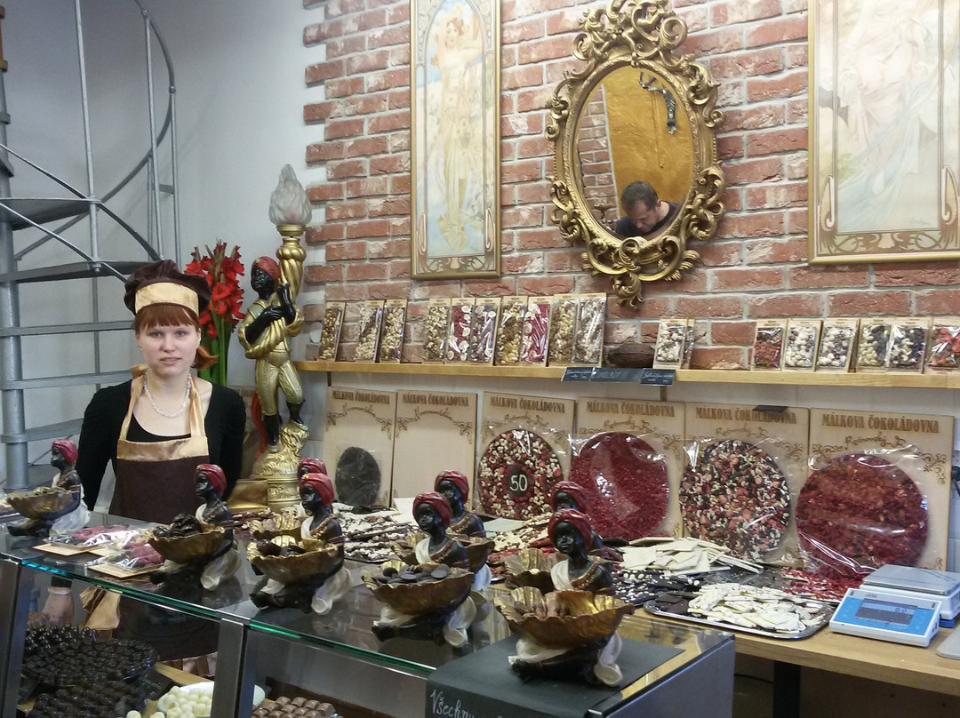 Roznov pod Radhostem餐馆和美食-Málkova čokoládovna / Malek Chocolaterie
