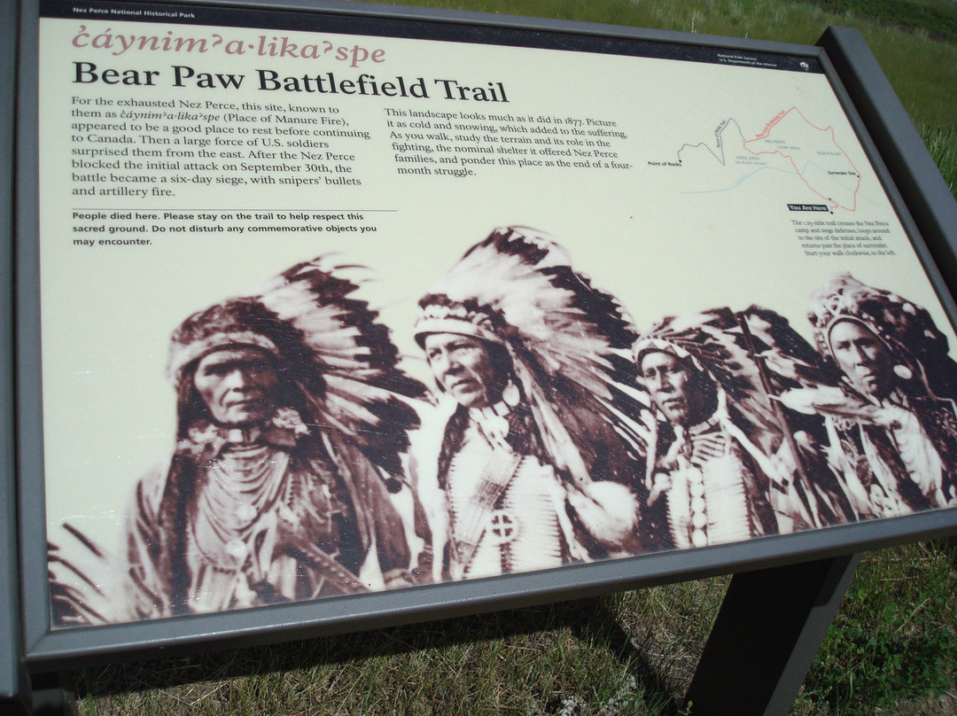 Bear Paw Battlefield-Chinook必去景点