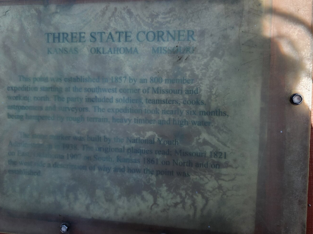 OK-KS-MO Tri-State Marker