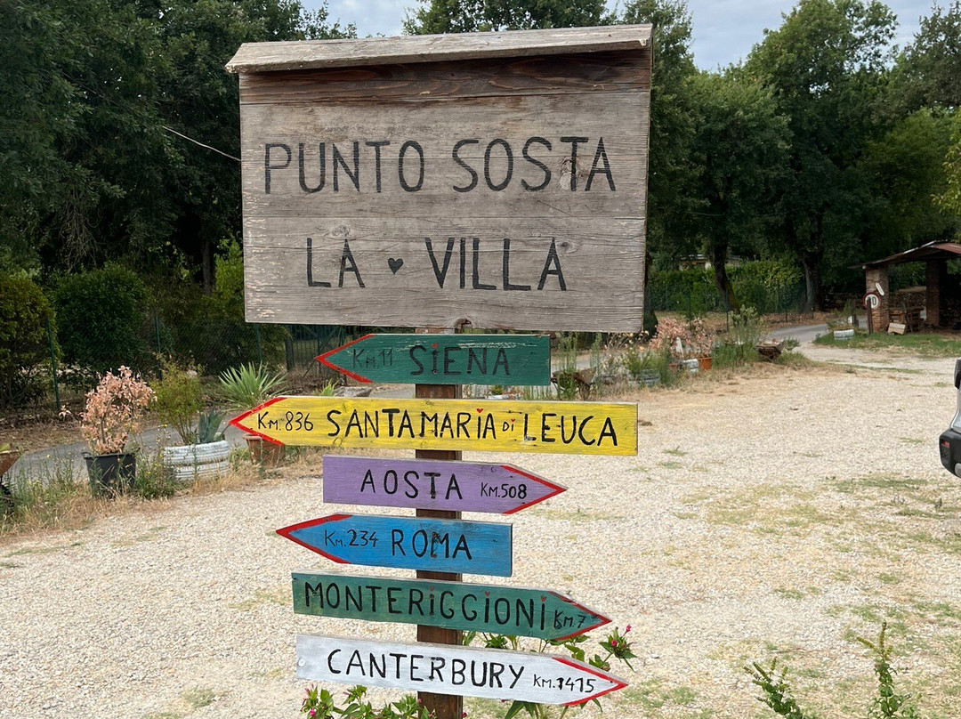 Punto Sosta La Villa - Via Francigena
