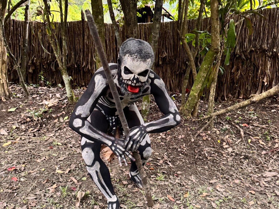 Papau New Guinea Famous Asaro Horosa Mudmen景点图片