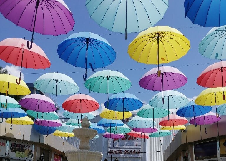 Soarign Umbrella Alley-艾德勒必去景点