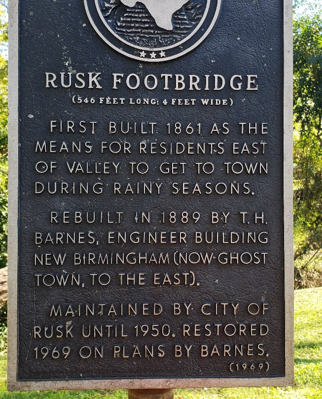 Rusk, TX Footbridge-Rusk必去景点