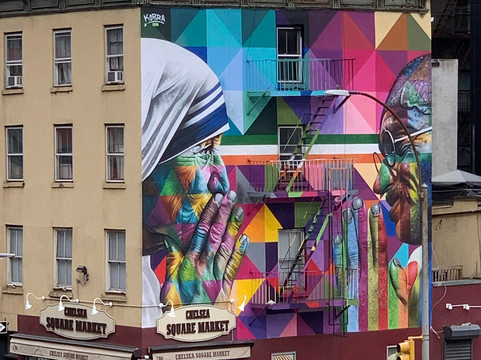 Mother Teresa and Gandhi Mural-纽约市必去景点