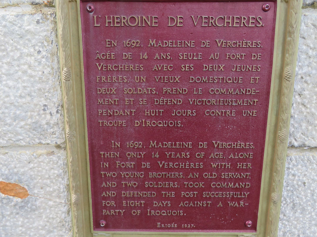Madeleine de Vercheres National Historic Site of Canada-Vercheres必去景点