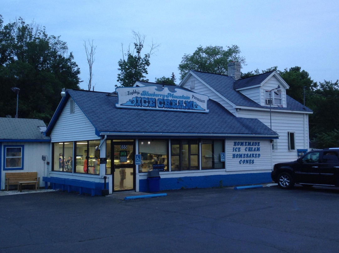 Circleville餐馆和美食-Zoghby's Blueberry Mountain Ice Cream