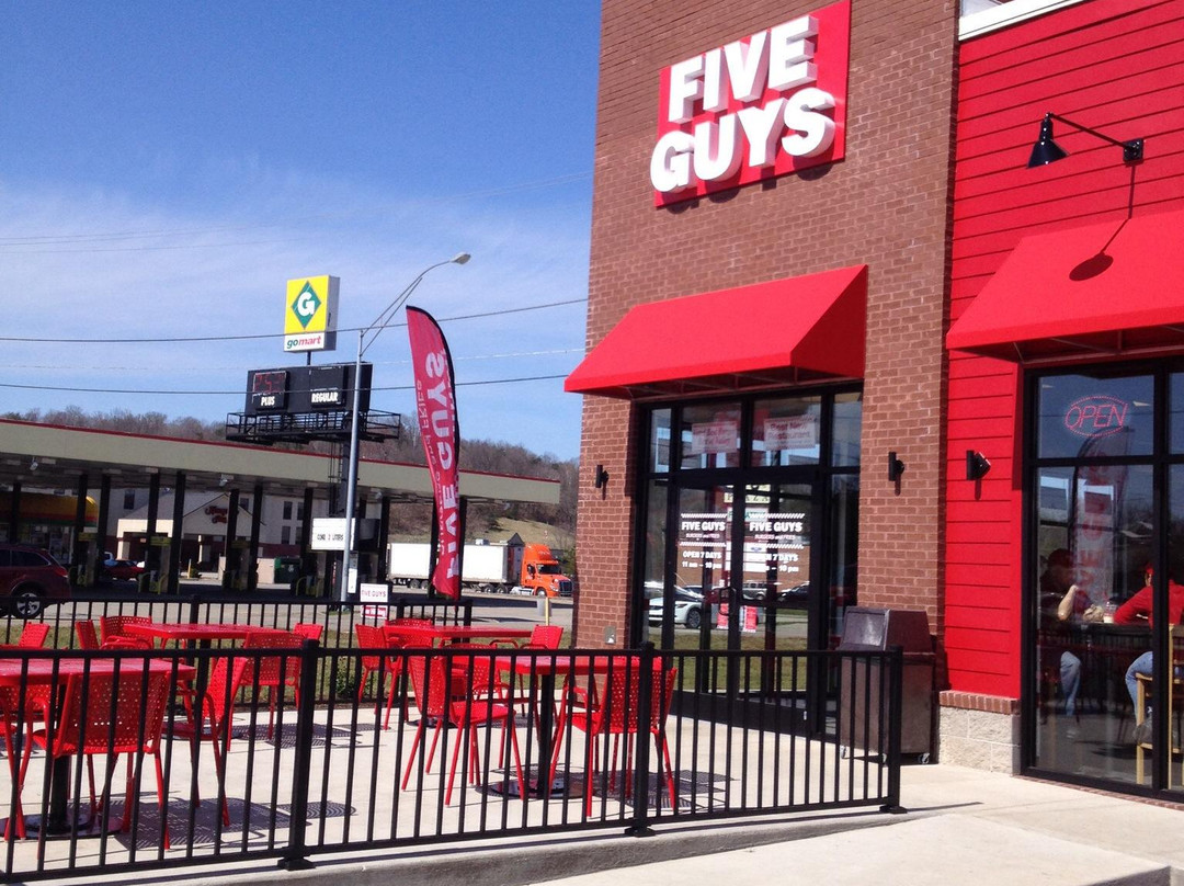 Teays Valley餐馆和美食-Five Guys