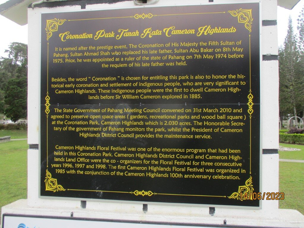 Tanah Rata Town Park-丹那拉塔必去景点