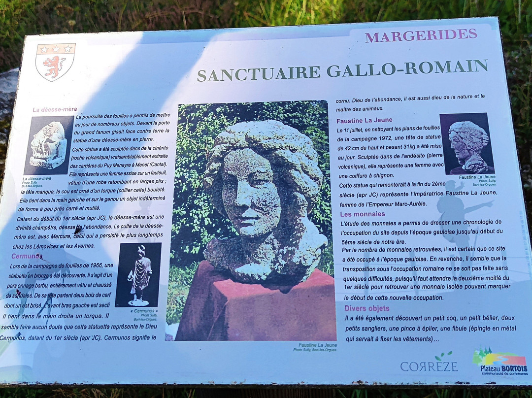 Sanctuaire Gallo-Romain des Pièces-Grandes à Margerides景点图片