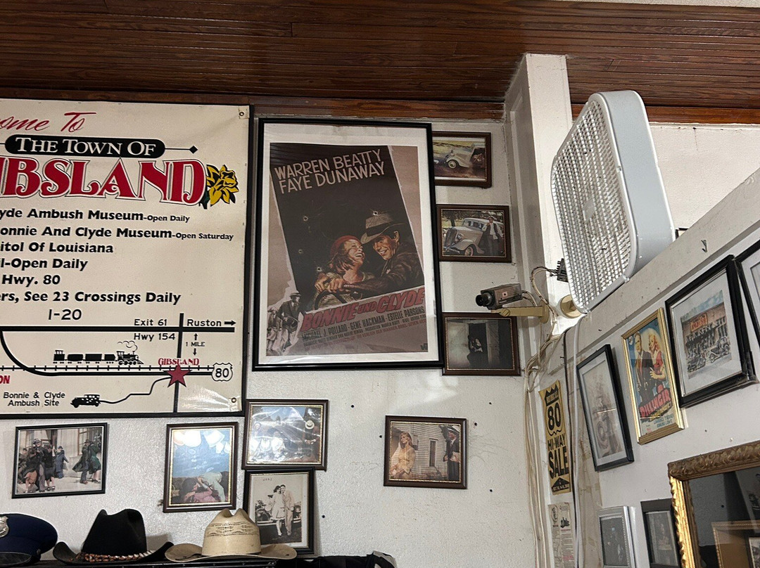Bonnie and Clyde Ambush Museum-Gibsland必去景点