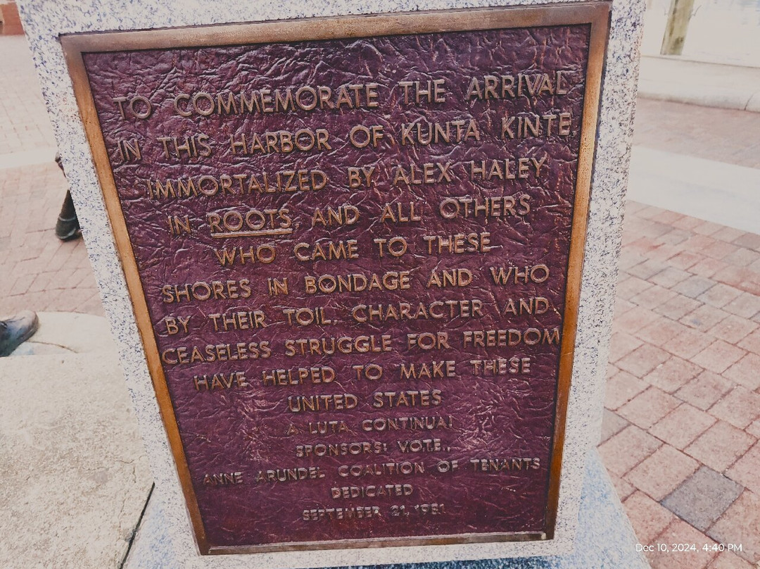 The Kunta Kinte - Alex Haley Memorial-安纳波利斯必去景点