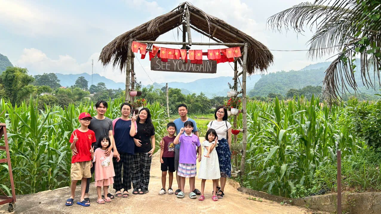 Mai Chau Onsen Retreat-家庭/游戏区