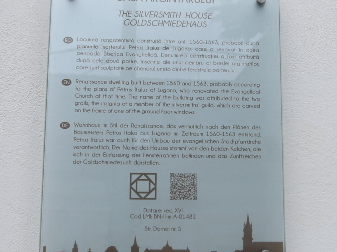 Casa Argintarului-Bistrita必去景点