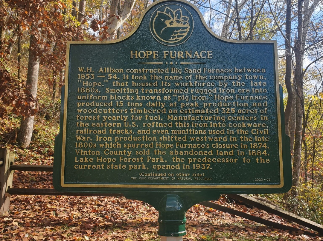 Hope Iron Furnace-New Plymouth必去景点
