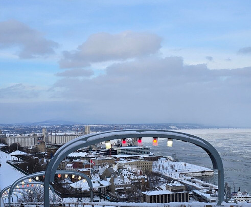 Terrasse Dufferin Slides-魁北克市必去景点