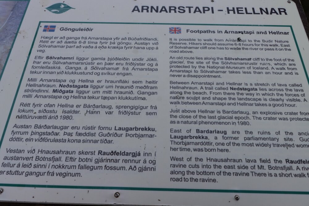 Arnarstapi Cliff