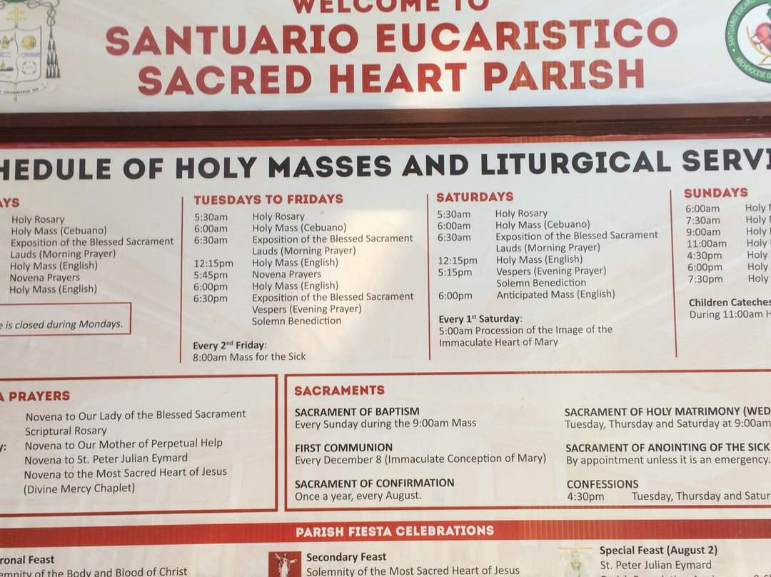 Santuario Eucaristico - Sacred Heart Parish景点图片