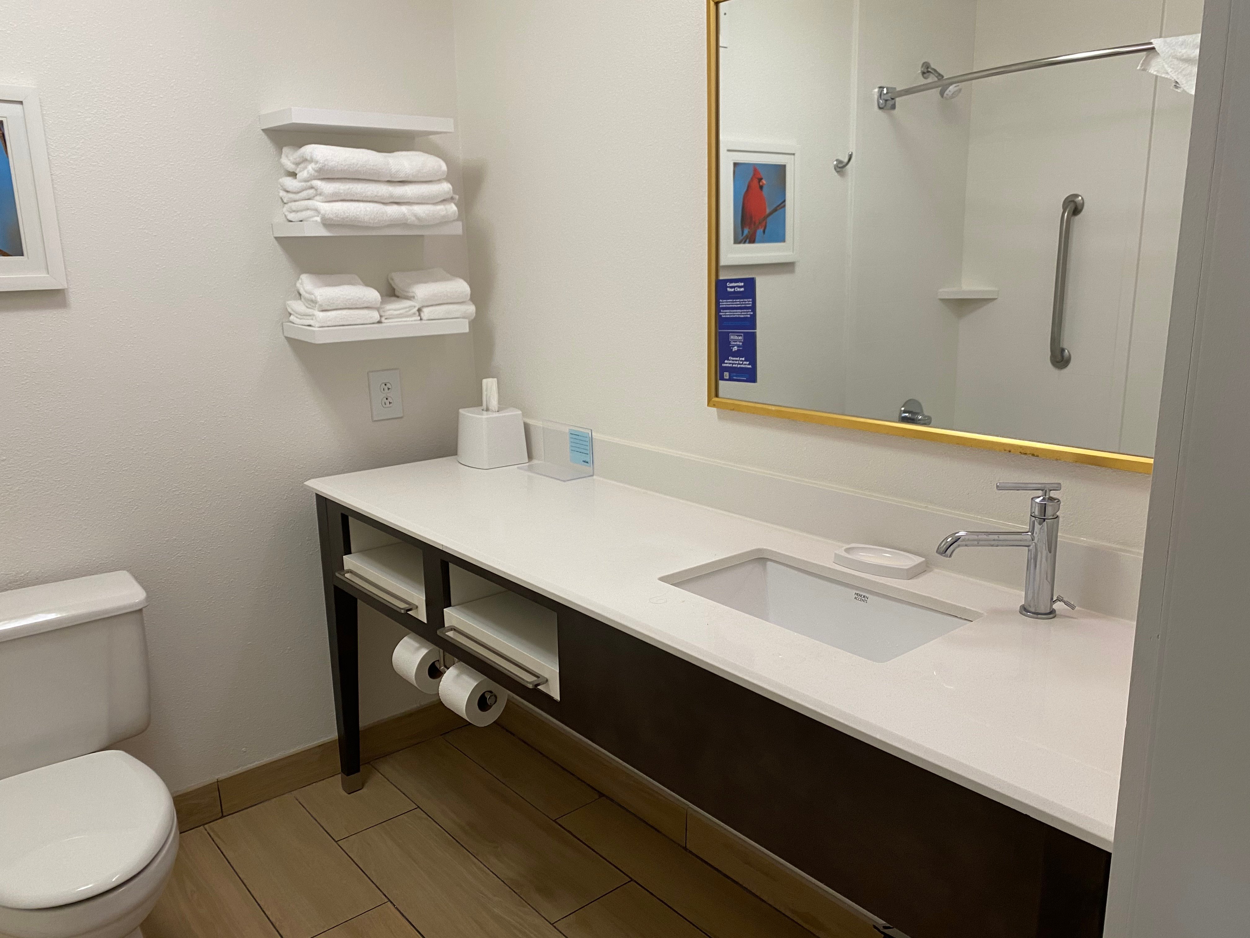 Hampton Inn Richmond-浴室