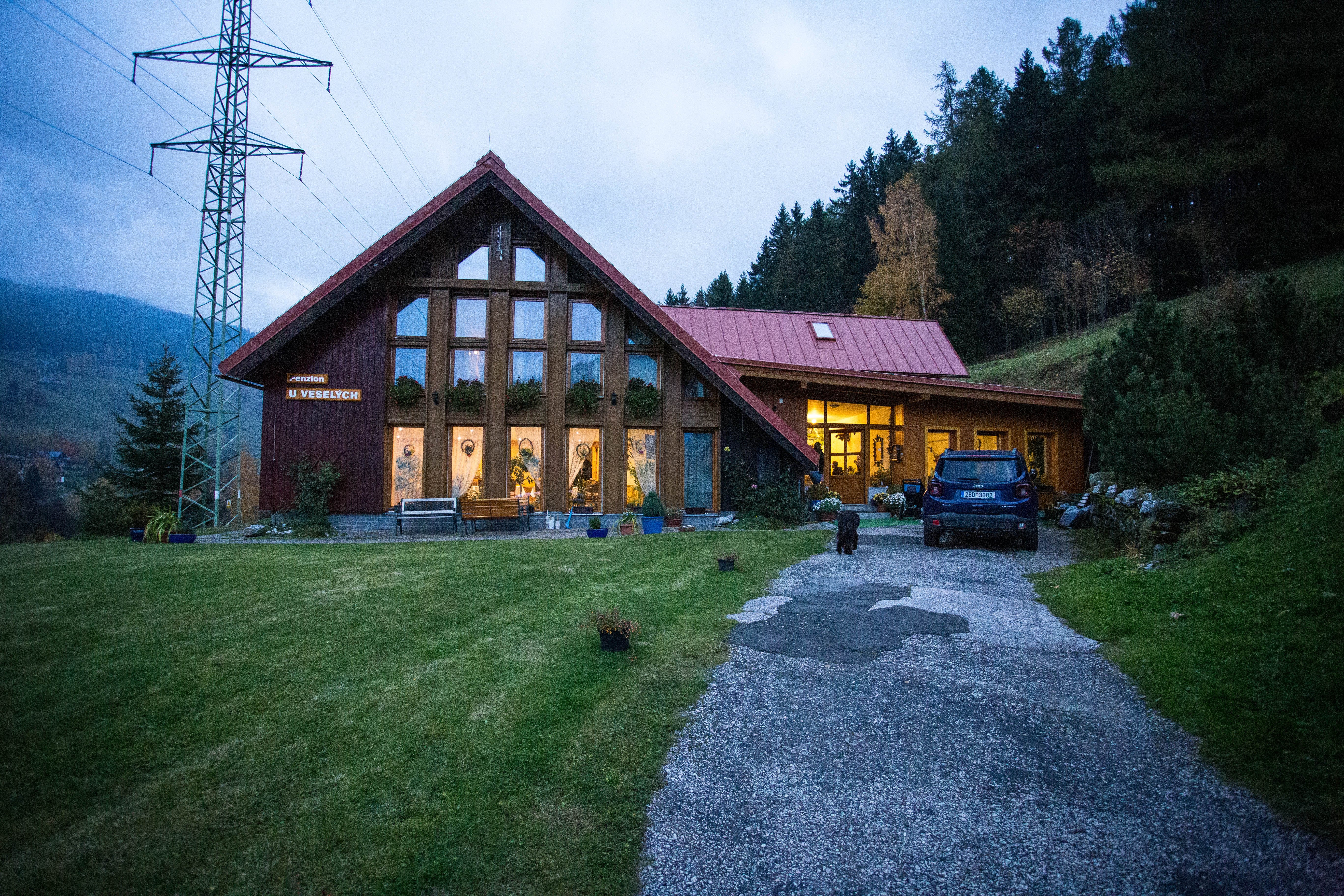 Penzion u Veselych-浴室