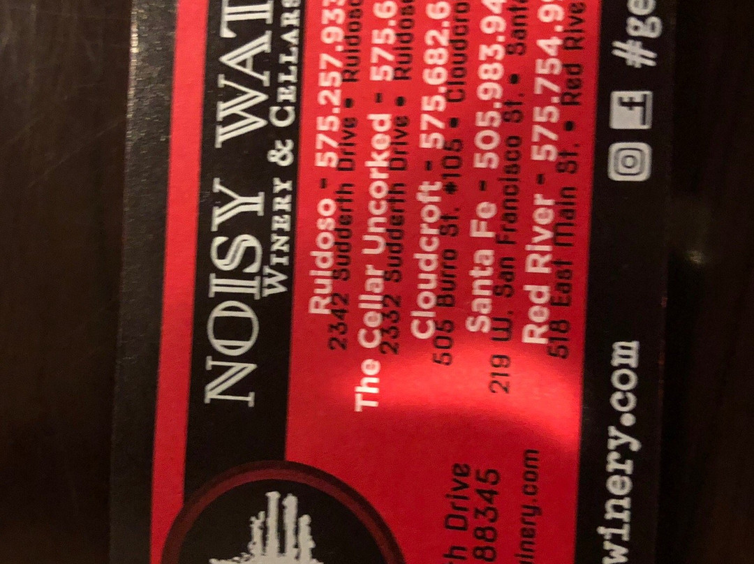 Noisy Water Winery-鲁伊多索必去景点