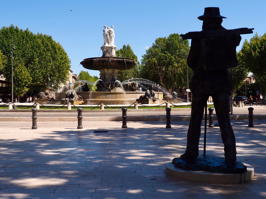 Statue of Paul Cezanne-普罗旺斯必去景点