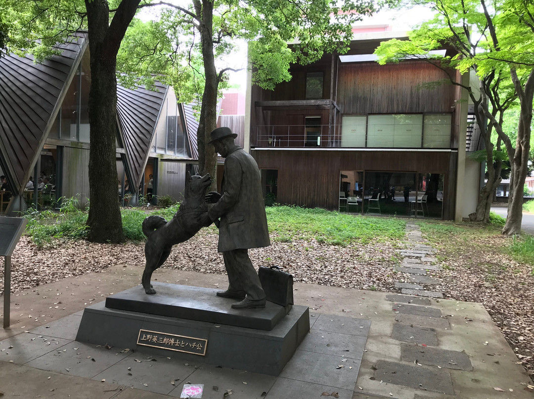 Statue of Hachiko & Hidesaburo Ueno景点图片