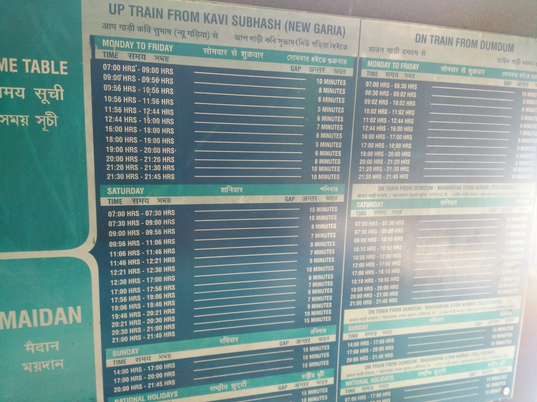 Metro Railway景点图片