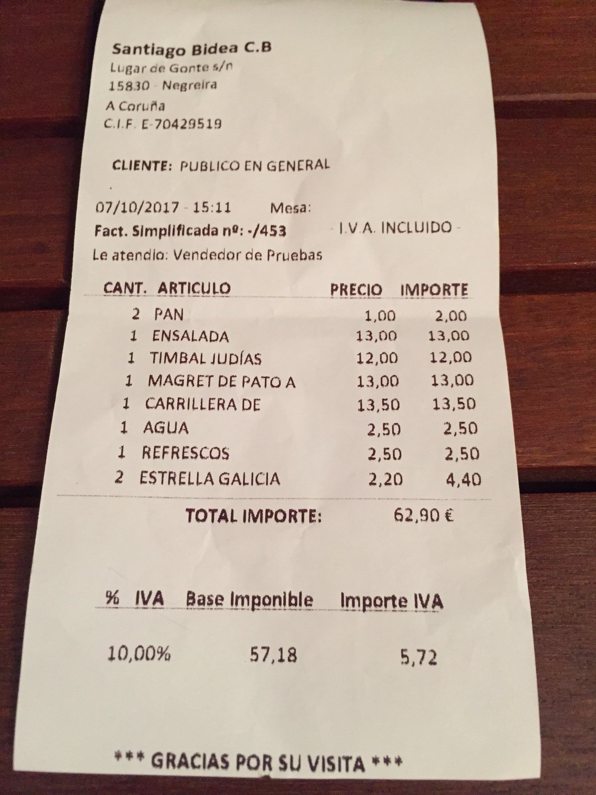 Santiago Bidea-餐饮