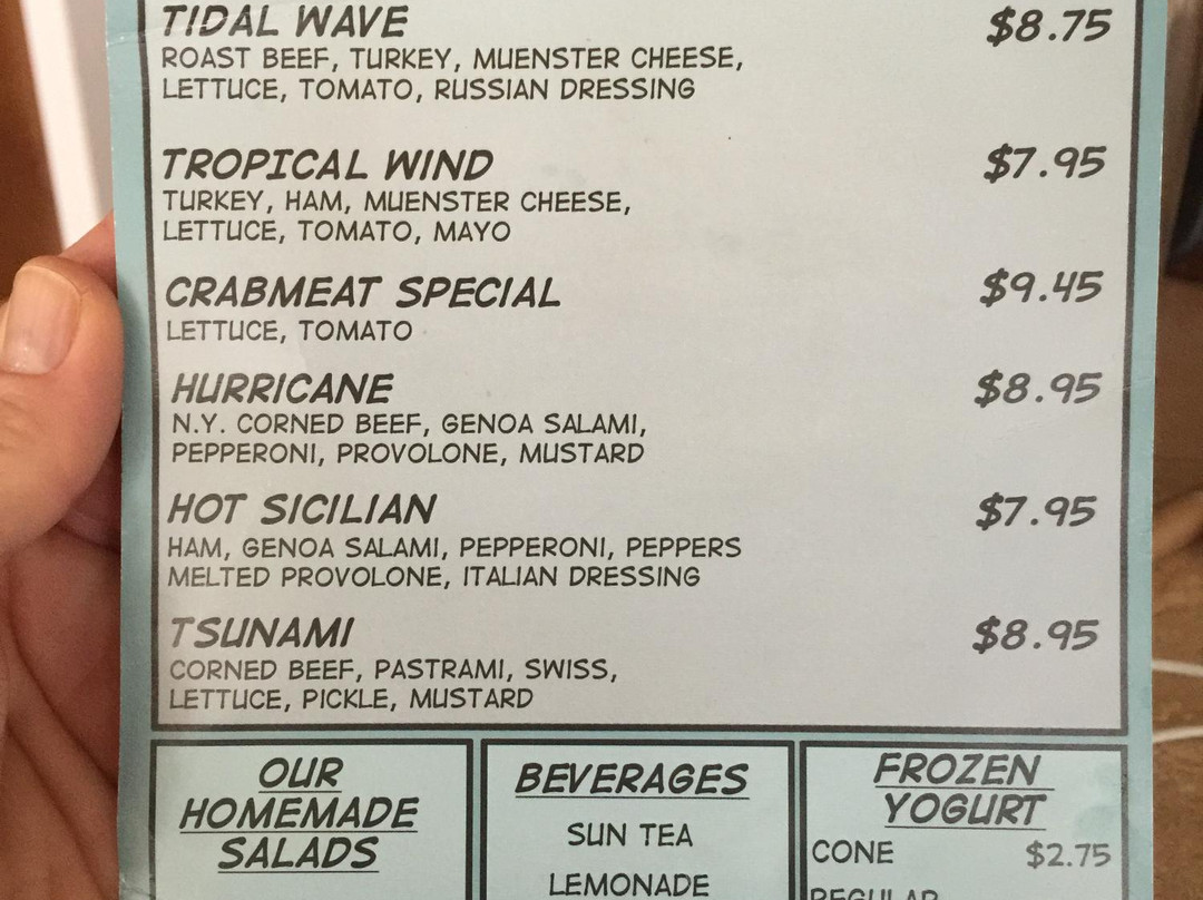 Sandwiches By The Sea