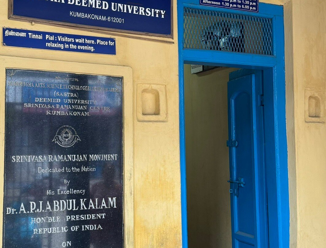 Srinivasa Ramanujan Monument景点图片