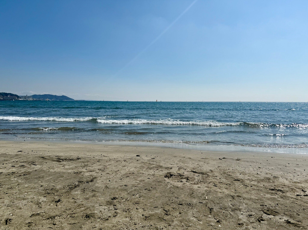 Yuigahama Beach-镰仓市必去景点
