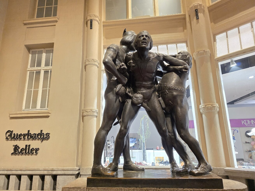 Statue of Mephisto and Faust-莱比锡必去景点