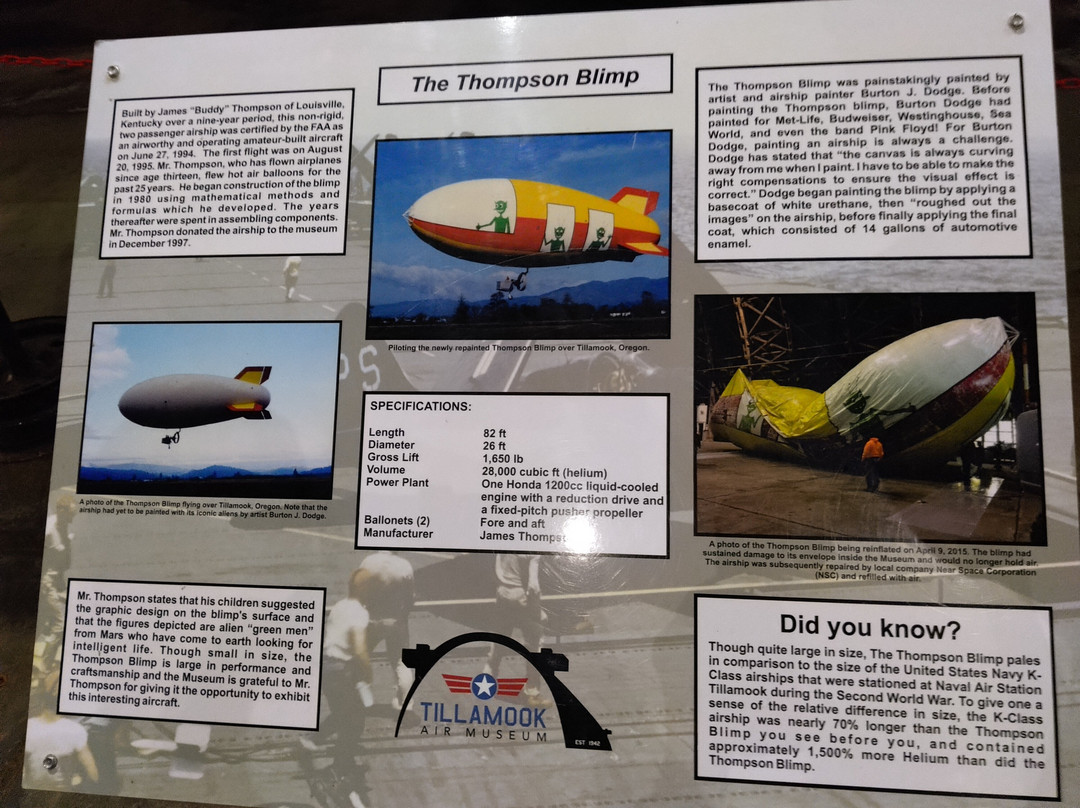 Tillamook Air Museum-蒂拉穆克必去景点