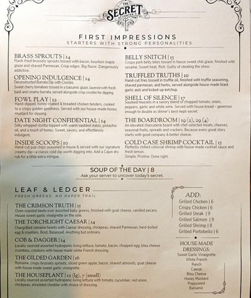 The Secret At Center Gastropub And Cocktails