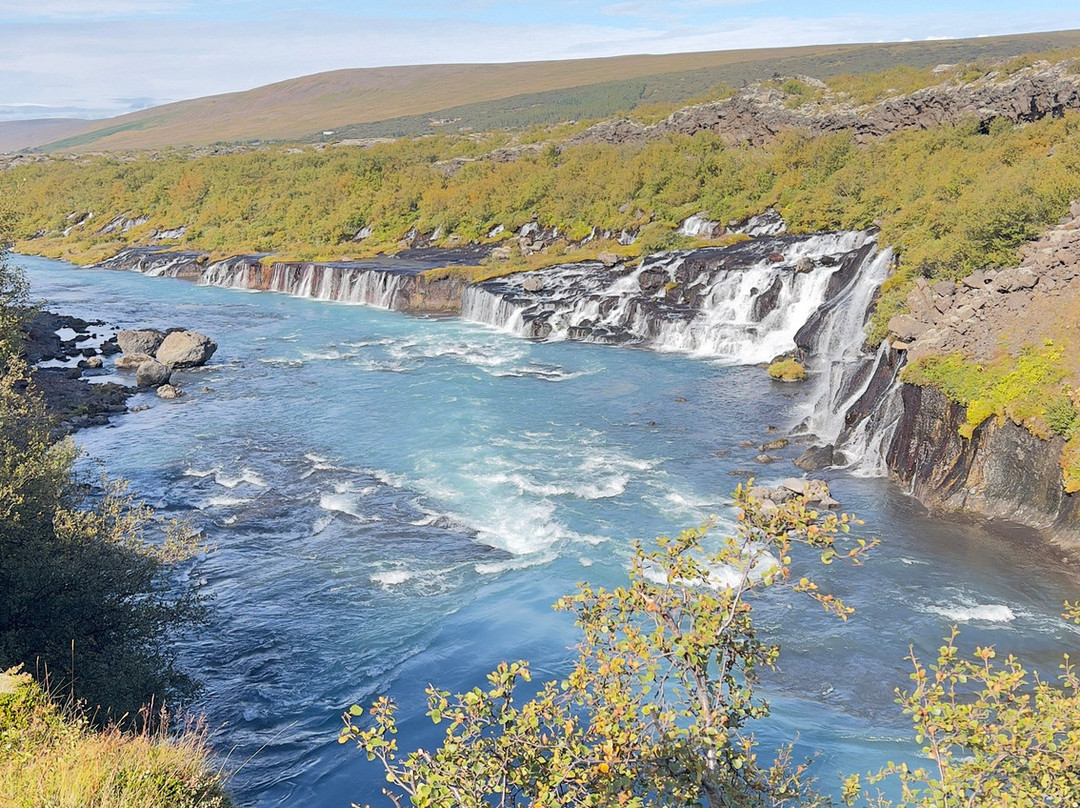 Hraunfossar Lava Waterfall-Hraunfossar必去景点